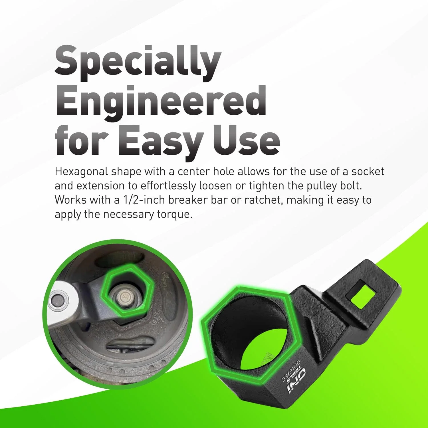 07MAB-PY3010A Crankshaft Pulley Holder for Honda & Acura Engines Alt - Image 3