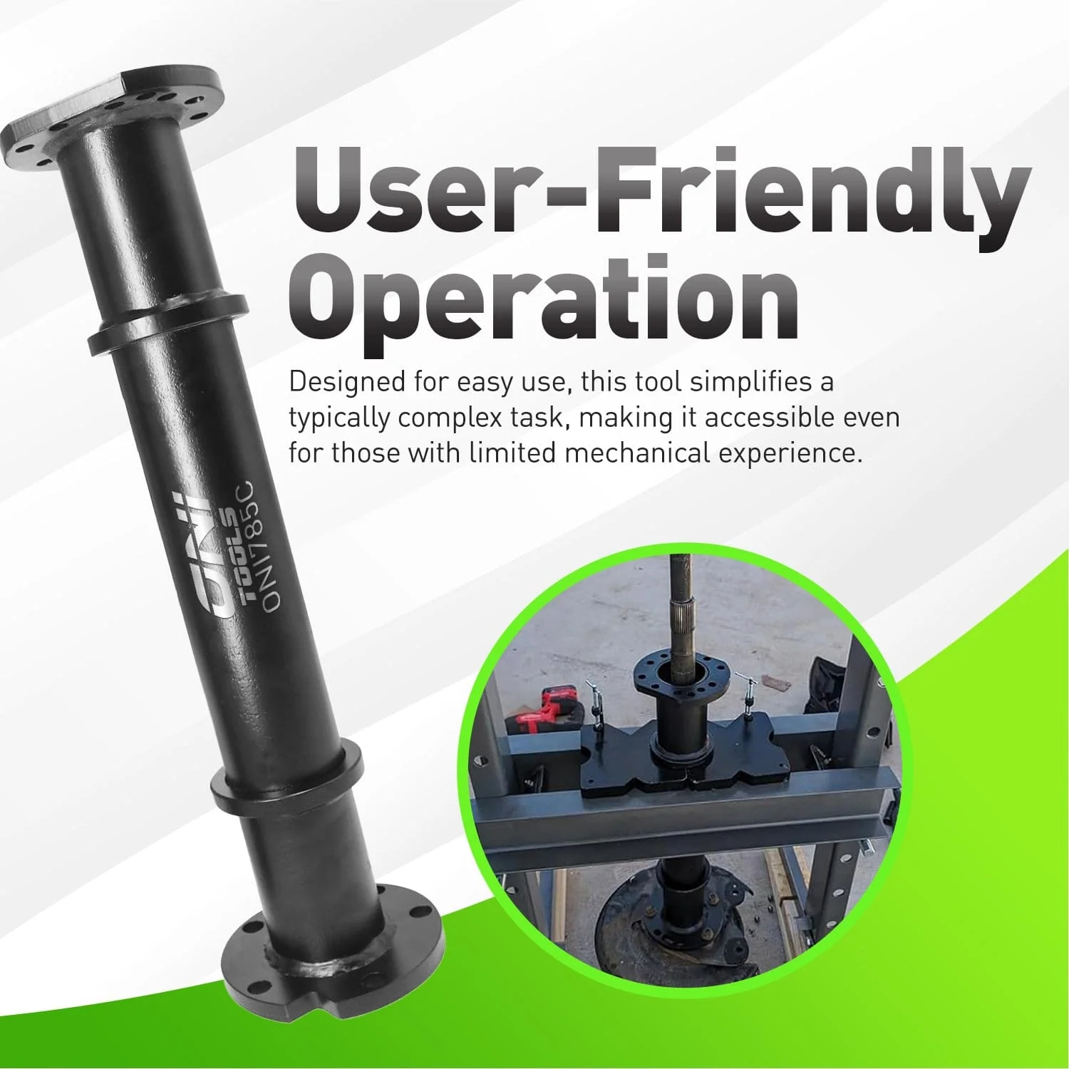 09521-25011, 09521-25012, 09521-25011-01 Rear Axle Bearing Puller Rear Axle Shaft Bearing Puller Tool For Toyota Nissan Suzuki Truck Rear Axle Bearings 1975–2017 Alt - Image 5