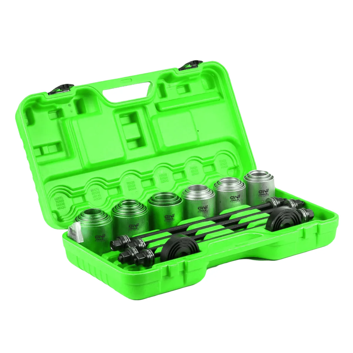 26-Piece Press & Pull Sleeve Kit For Bushings Bearings Seals on Cars LCV HGV (34–72 mm, M10–M16) - Image 2