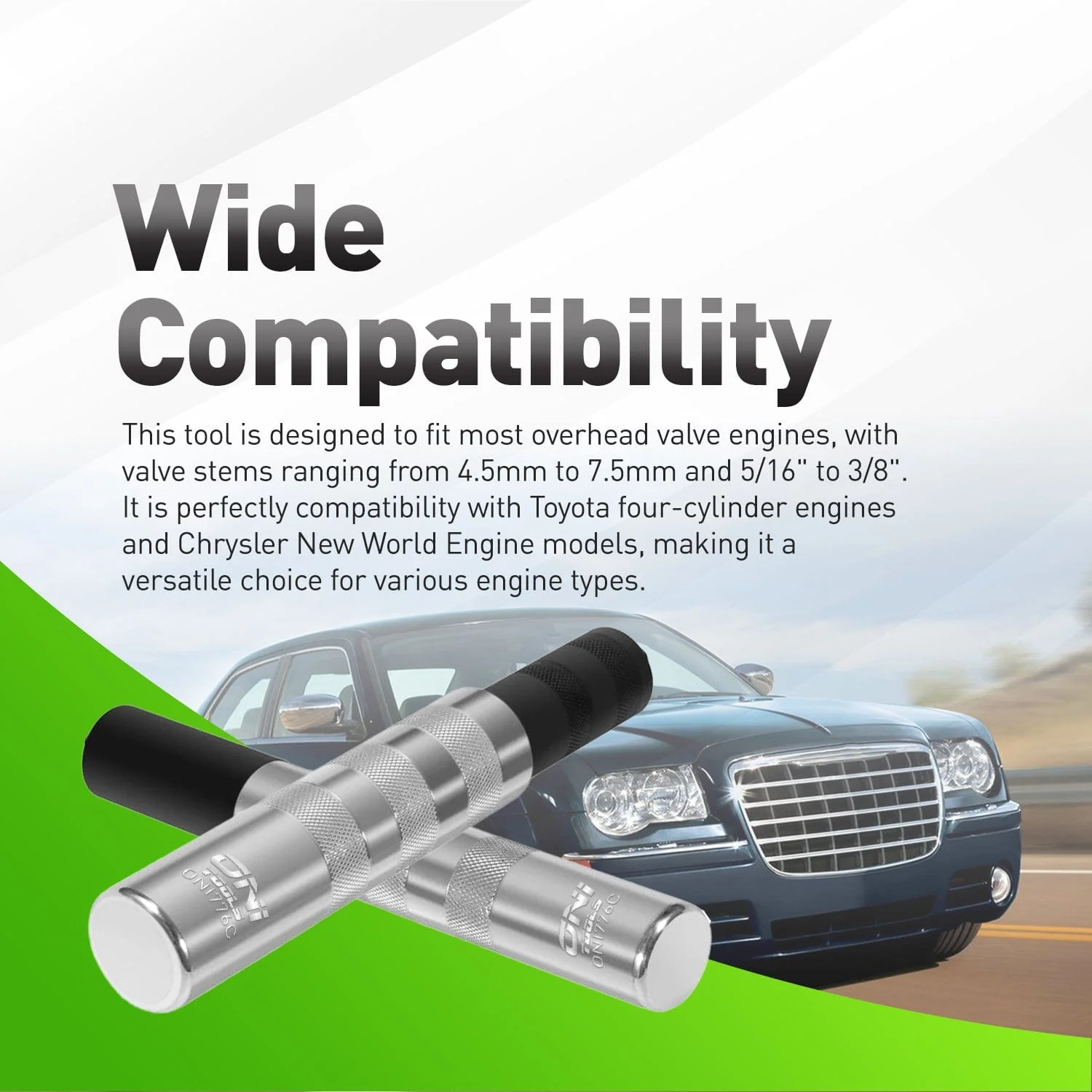 Valve Keeper Remover & Installer Kit For Toyota 4-cyl & Chrysler New World Engines 36050 Alt - Image 3