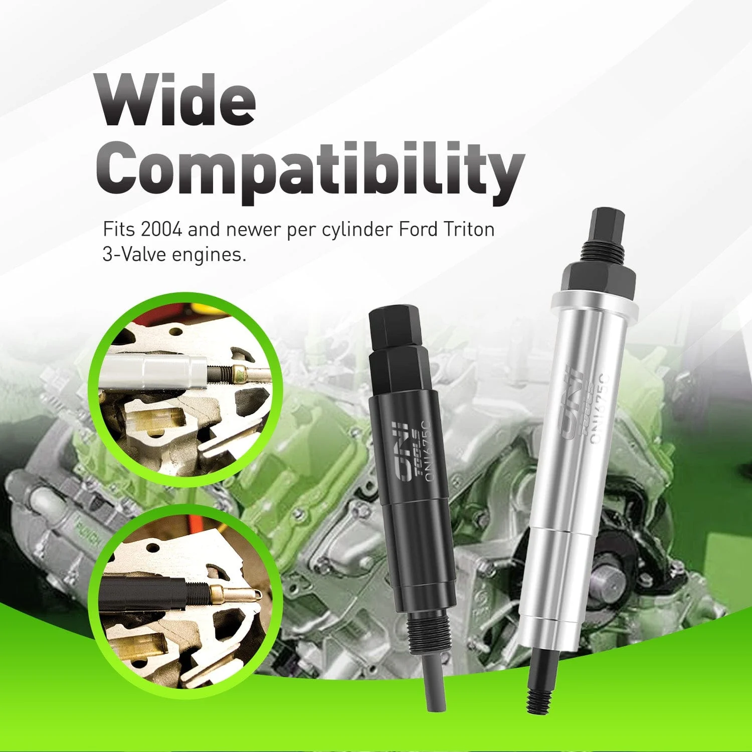65600 Broken Spark Plug Remover Kit For Ford Triton 3-Valve 5.4L Engines Alt - Image 4
