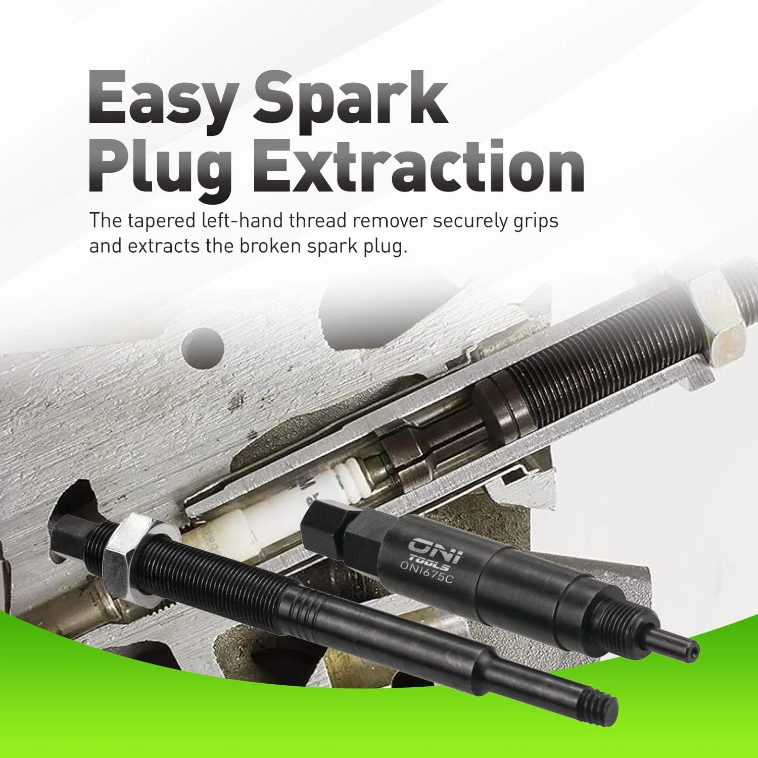 65600 Broken Spark Plug Remover Kit For Ford Triton 3-Valve 5.4L Engines Alt - Image 6