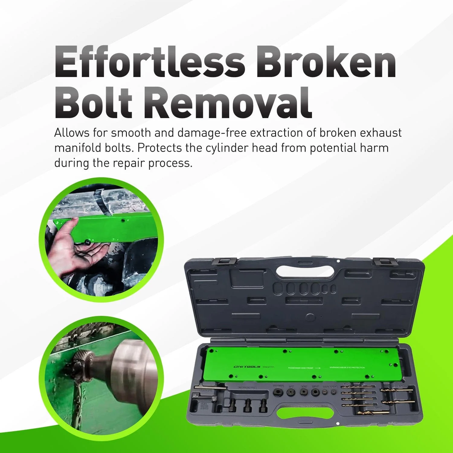 71500 5.7L Hemi Exhaust Manifold Bolt Removal & Drill Template Kit - Image 3