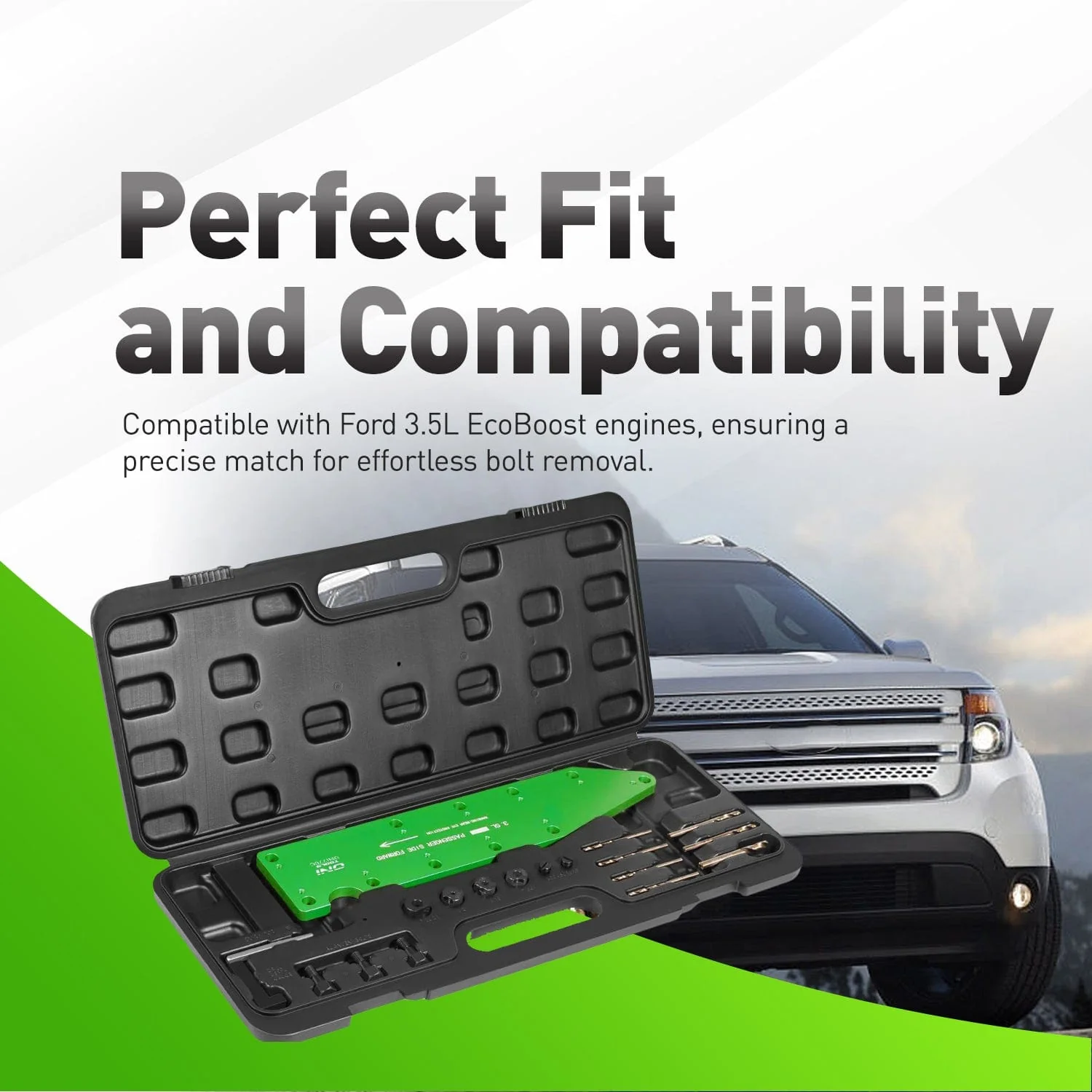 72610 Manifold Drill Template Kit For 3.5L EcoBoost Exhaust Manifold Bolt Removal Alt - Image 3