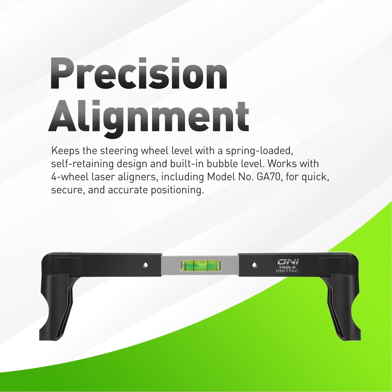 7807 Steering Wheel Level Alignment Tool (Spring-Loaded Self-Centering) Front-End & 4-Wheel Alignment Alt - Image 3