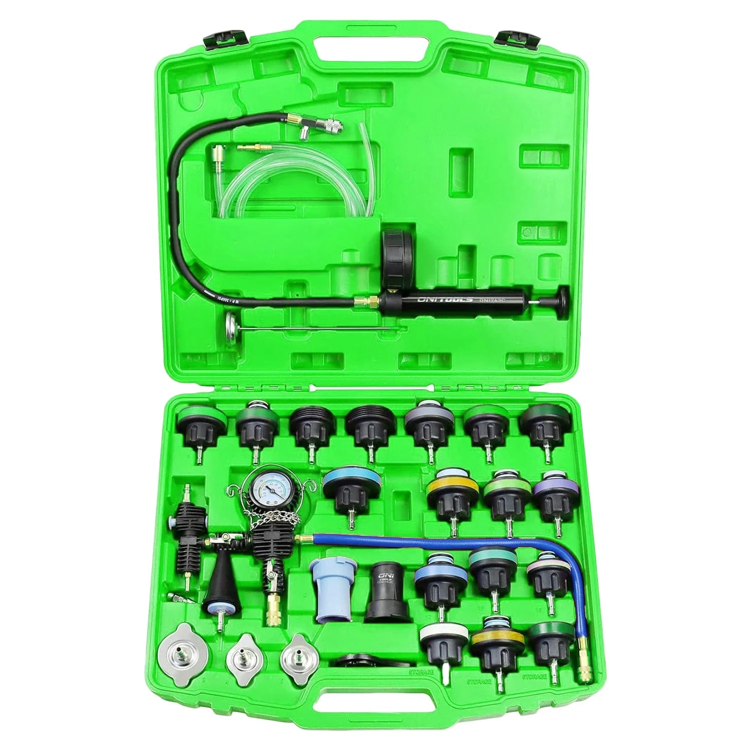 Universal Radiator Pressure Tester & Vacuum Refill Kit For Cars SUVs & Light Trucks 78585, GT1019, 550000 Alt