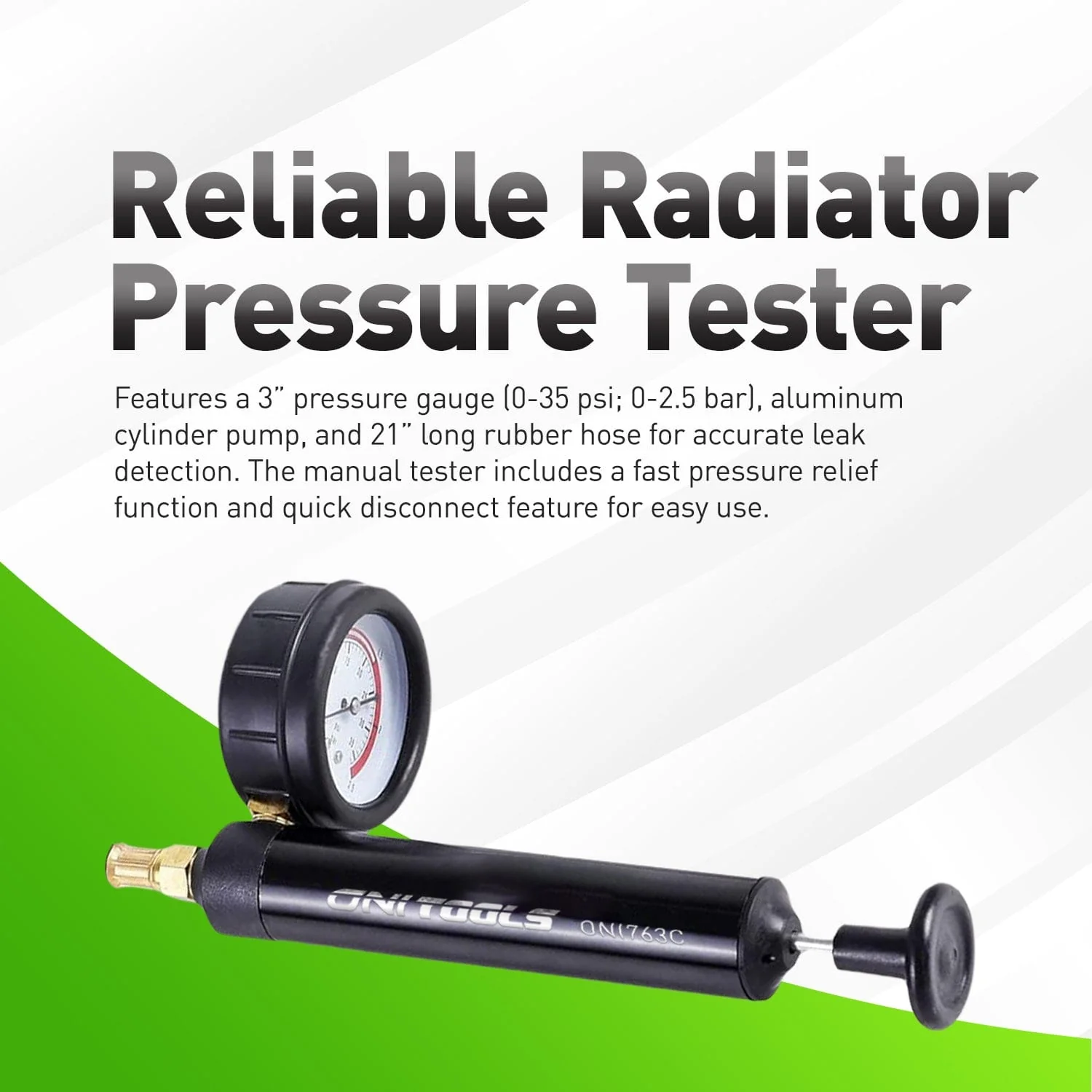 Universal Radiator Pressure Tester & Vacuum Refill Kit For Cars SUVs & Light Trucks 78585, GT1019, 550000 Alt - Image 4