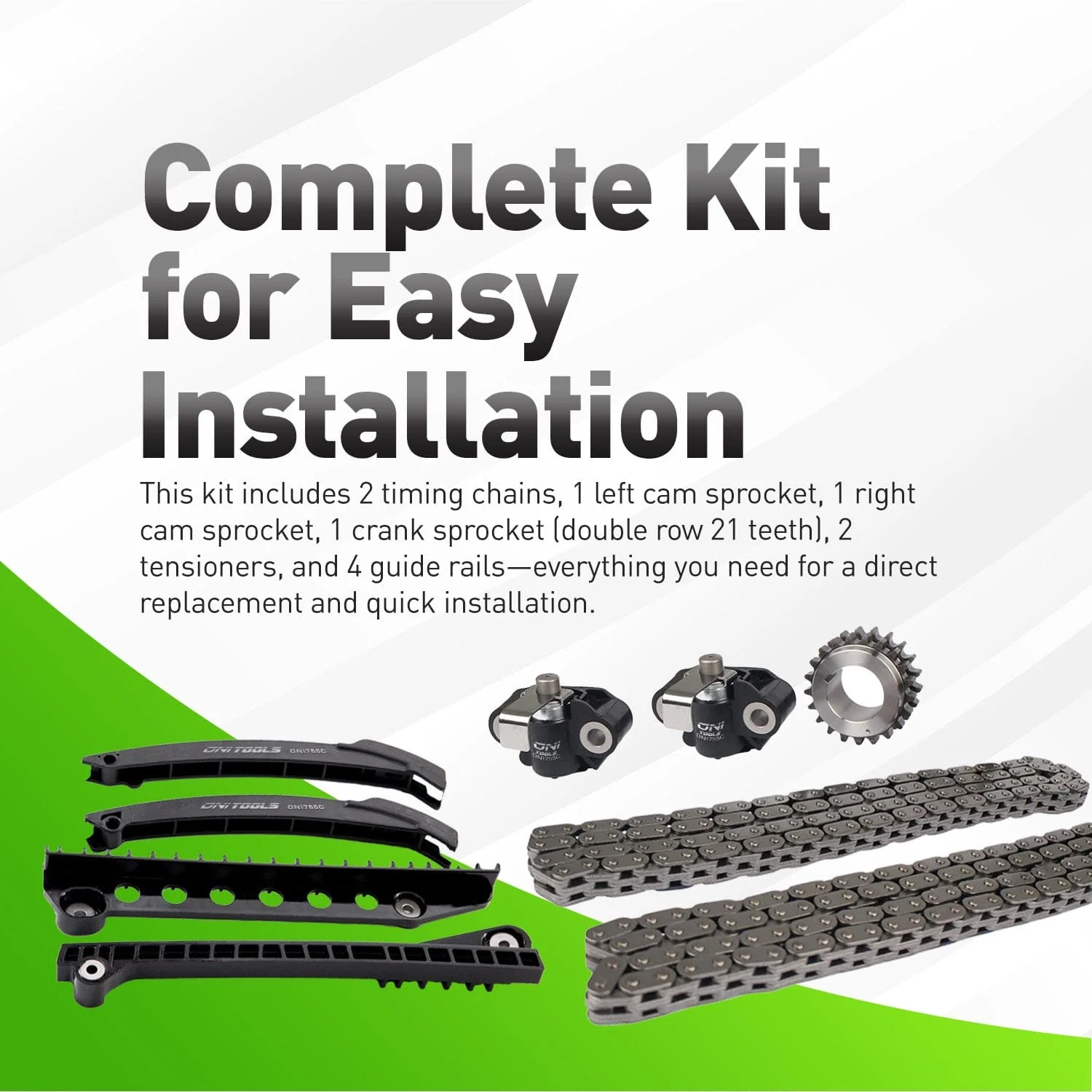 9-0391SB, 5L3Z-6268-A, XL3Z-6306-AA Timing Chain Kit For 5.4L 3V & 2V Ford & Lincoln 2002–2014 Alt - Image 6