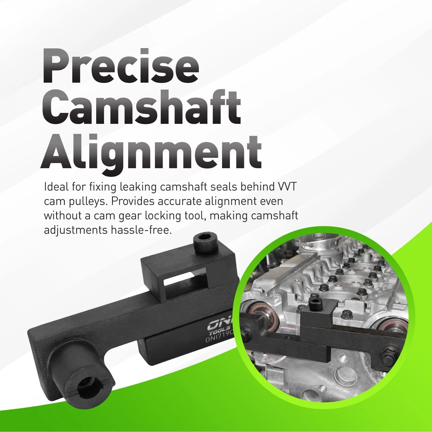 9995452 Camshaft Alignment & Locking Tool For Volvo S40 S60 S70 S80 V70 XC70 XC90 850 960 (4–6 cyl Whiteblock) Alt - Image 4