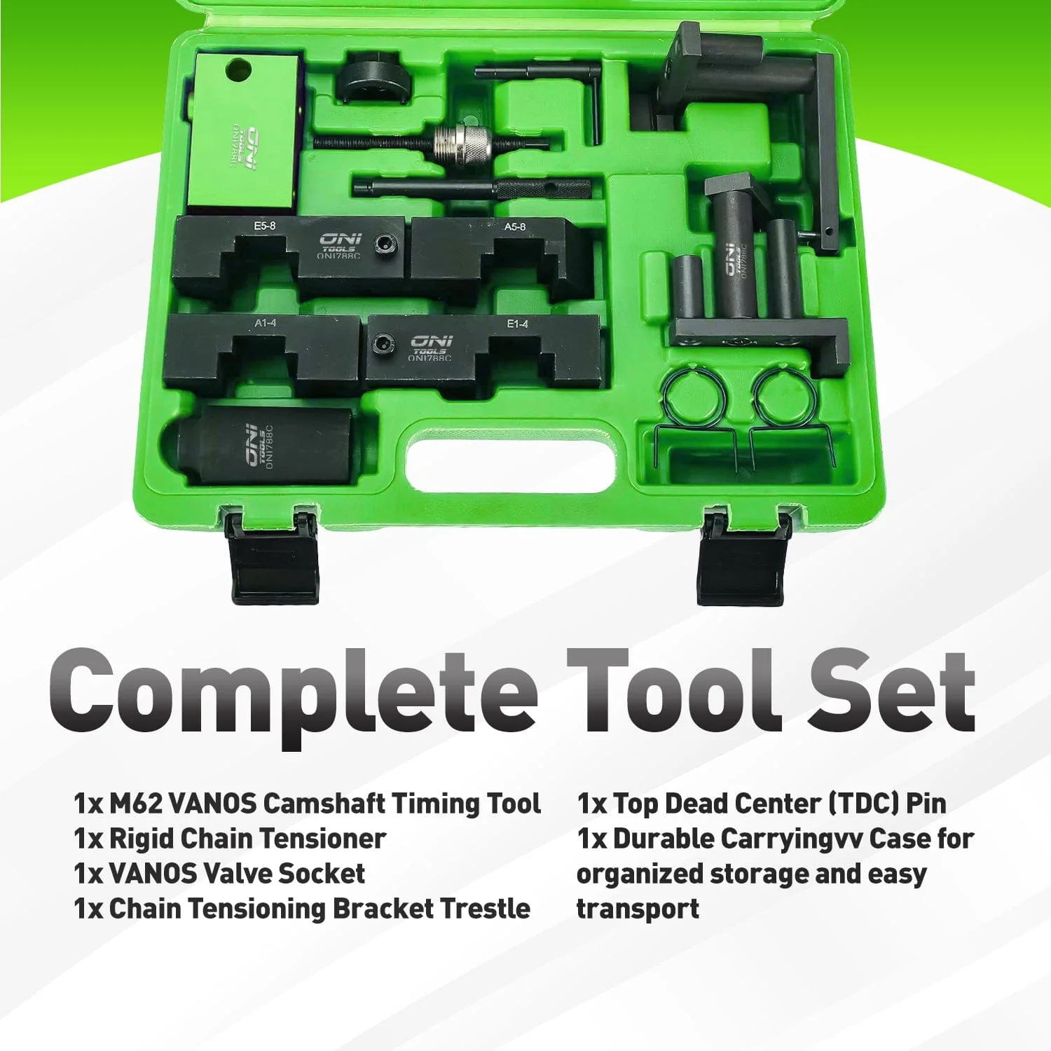 VANOS Camshaft Timing Tool Kit for BMW M60 M62 M62TU Engine Alignment 112440, 112300, 114230, 116420, 117380, LRT-12-223 Alt - Image 4