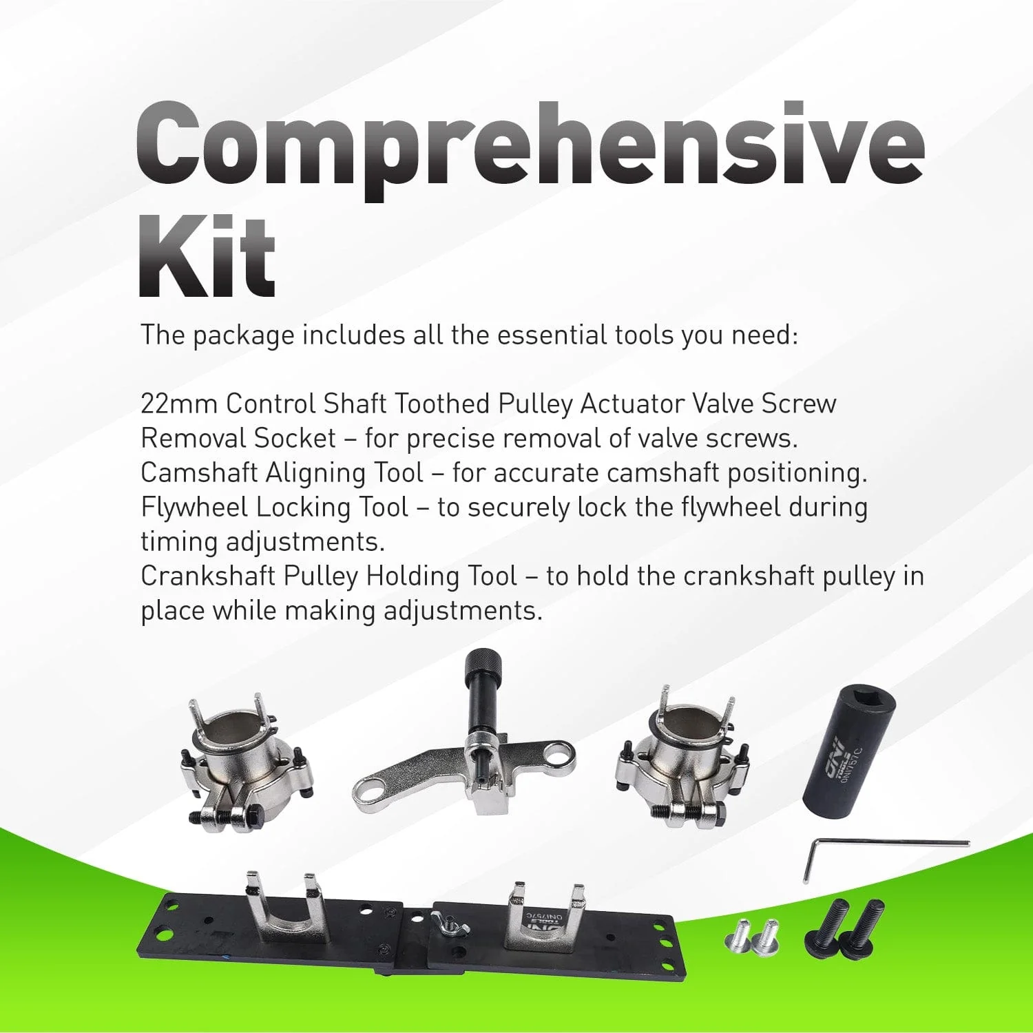 Engine Timing Alignment & Locking Tool Kit For Chevrolet Onix, Onix Plus & Tracker 1.0 12V 3-cyl 1.2 12V Ecotec CR490, CR490-A, CR490-B, CR490-C Alt - Image 4