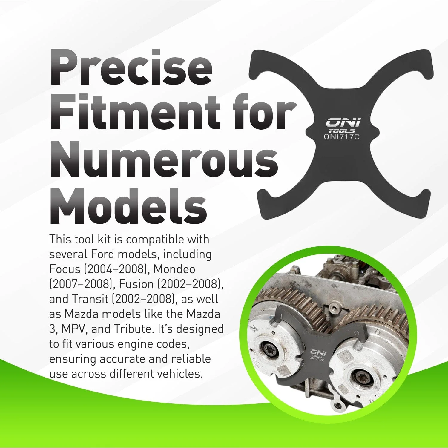 303-1555 303-1550 303-1097 Engine Timing Tool Kit For 1.4–2.5L Duratec, TDCi, Ti-VCT, VVT Engines Alt - Image 3
