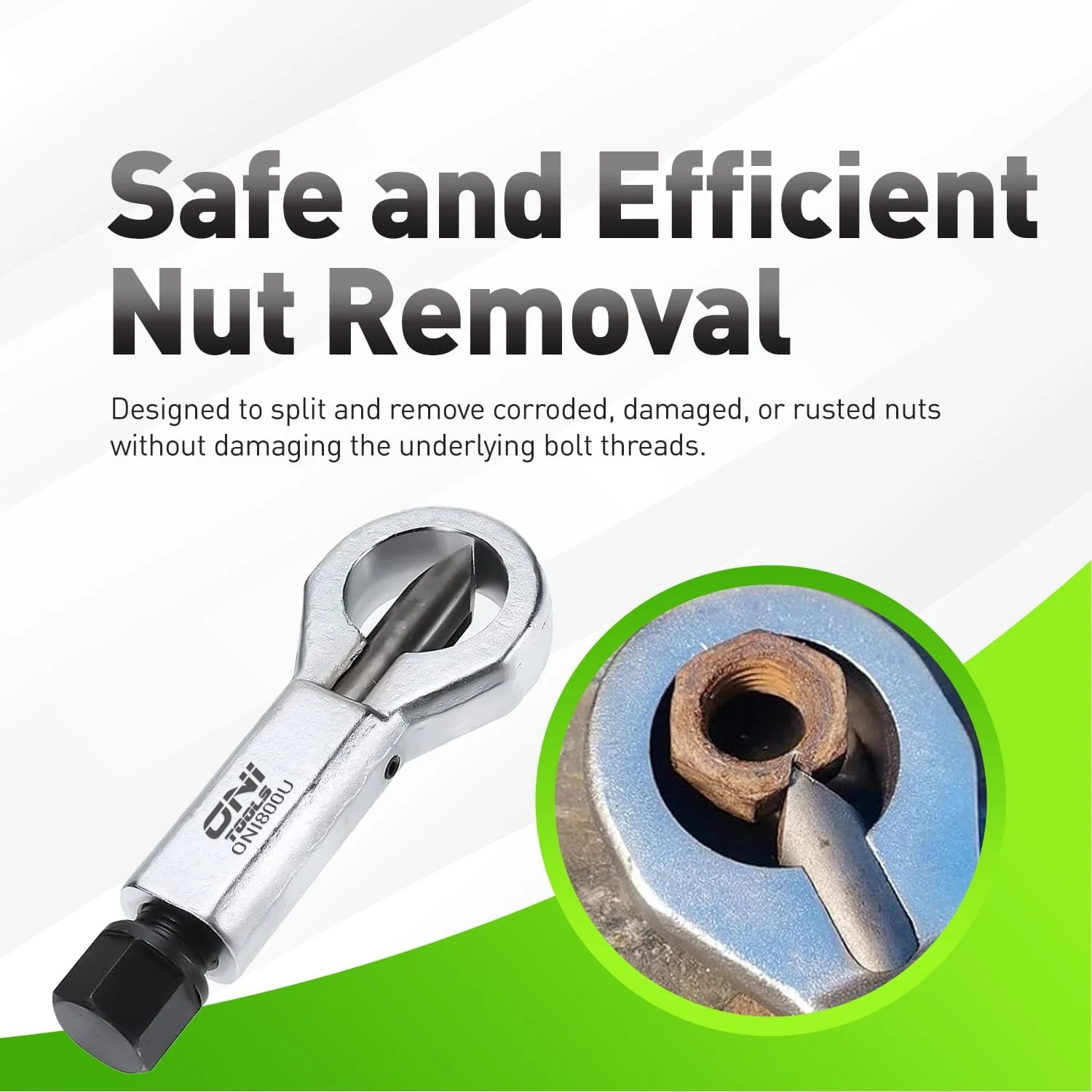 4-Piece Nut Splitter Set 9-27mm Rusted & Seized Nut Removal Kit (9-12 12-16 16-22 22-27mm) Alt - Image 5