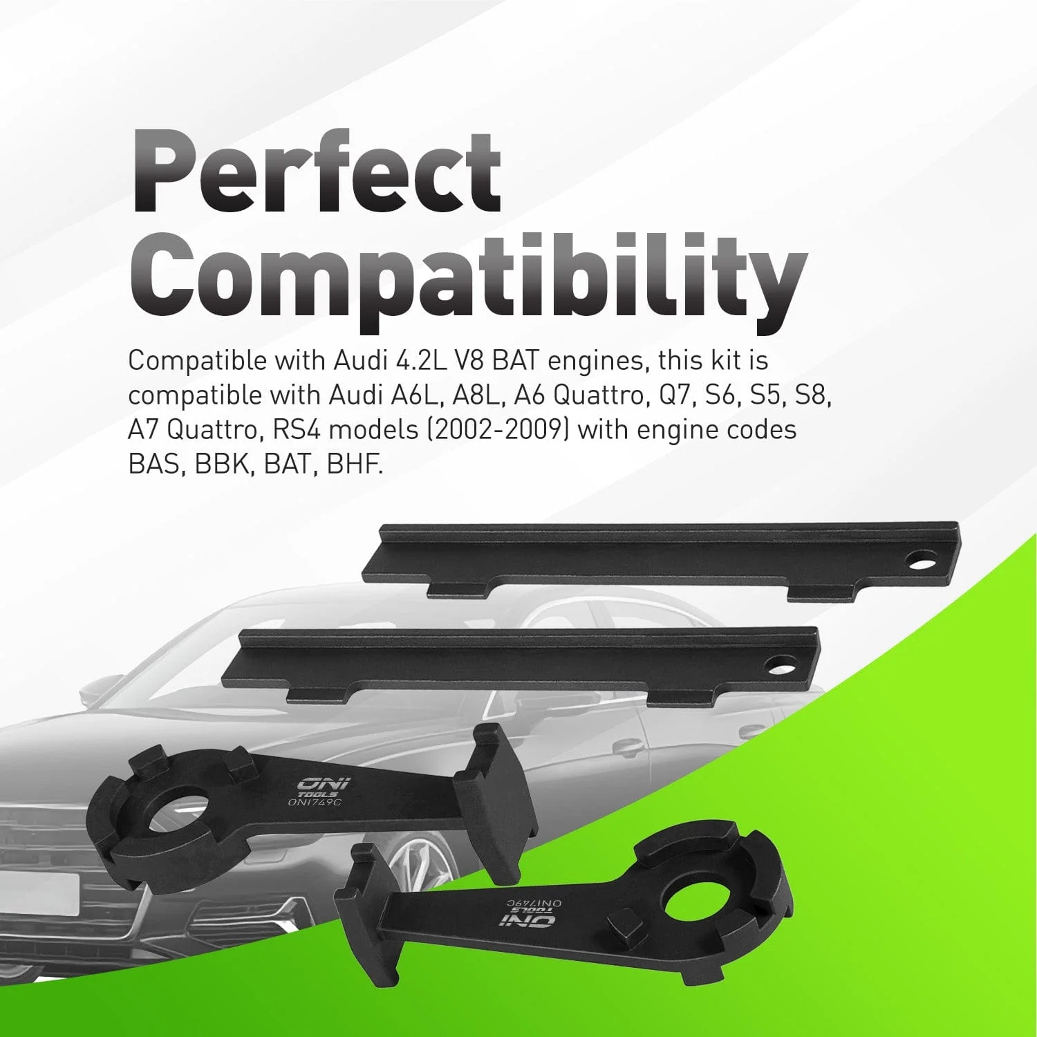 Audi Camshaft Timing Chain Tool Kit For 4.2L V8 A6, A8, S4, Allroad (2002–2009) T40046, T40047, 3242, 3409 Alt - Image 3