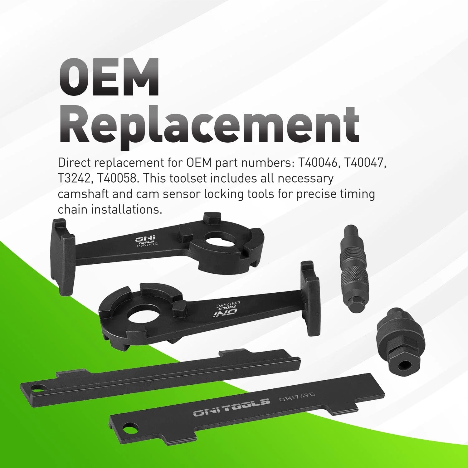Audi Camshaft Timing Chain Tool Kit For 4.2L V8 A6, A8, S4, Allroad (2002–2009) T40046, T40047, 3242, 3409 Alt - Image 4