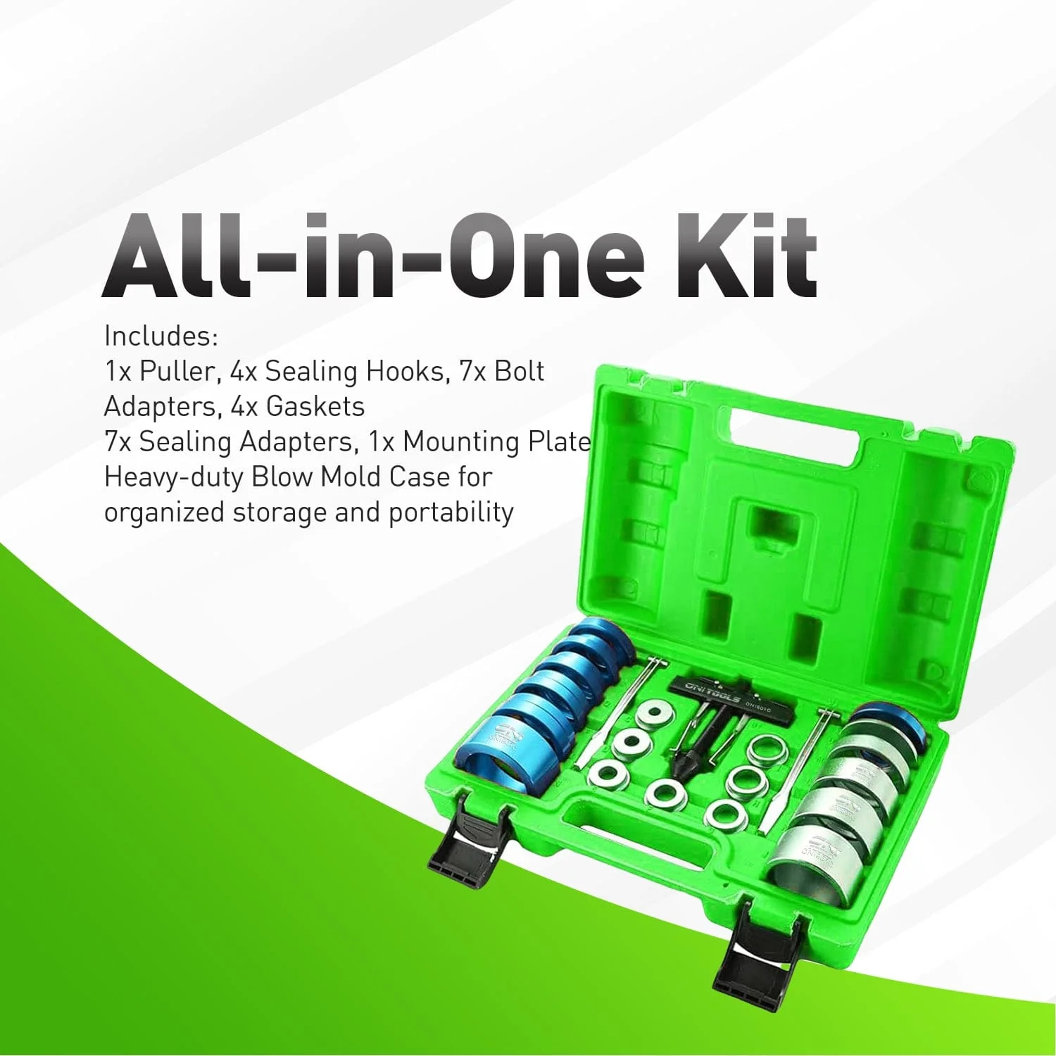 Crankshaft & Camshaft Oil Seal Installer-Remover Kit (21pc) Universal 27–58mm Seal OD Engine Service Alt - Image 2