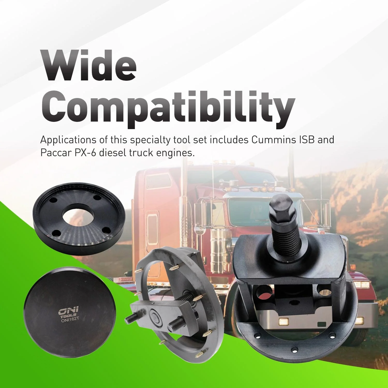 Cummins 3.9L 5.9L 6.7L 8.3L 9.0L & Paccar PX-6 PX-8 Front & Rear Crankshaft Seal & Wear Sleeve Remover & Installer Tool Set - Image 5