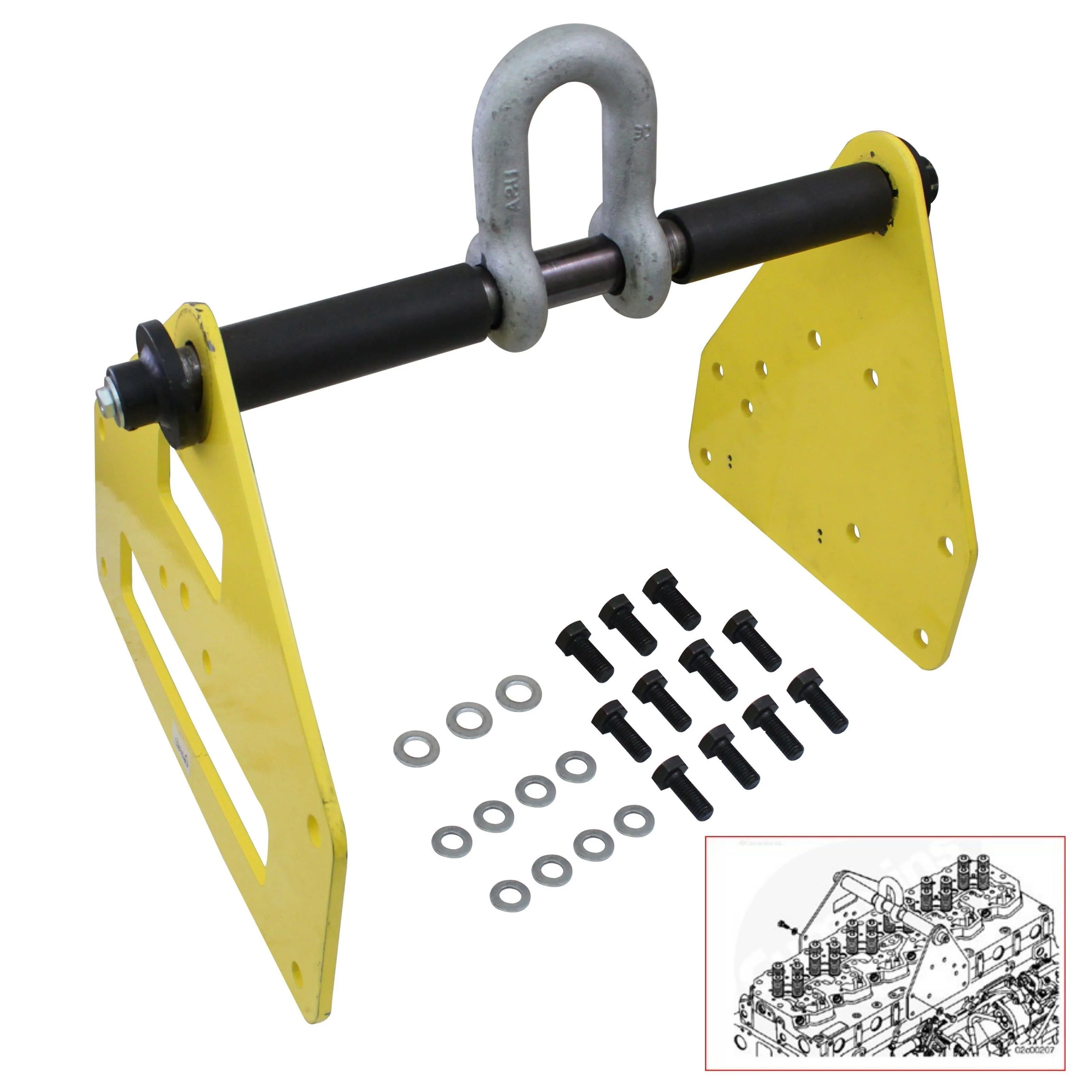 Cummins ISX ISX12 ISX15 ISX11.9 ISZ13 Cylinder Head Lifting Tool 4919360 Alternative - Image 6