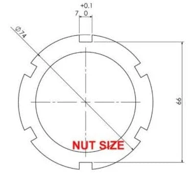 Paccar MX13 DAF CF85 Trailer Drive Shaft Nut Remover & Installer Socket Tool - Image 6