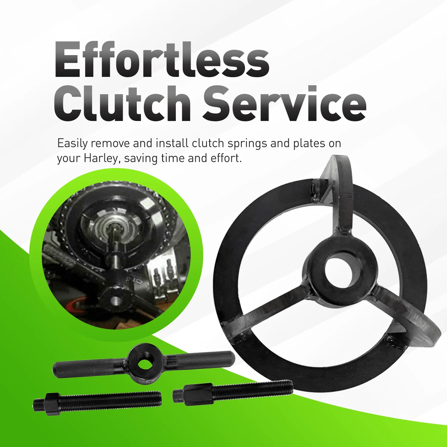 HD-38515A Harley Davidson Clutch Spring Compressor Tool Sportster XL XLH Dyna Iron Big Twin Evo Buell Alt - Image 5