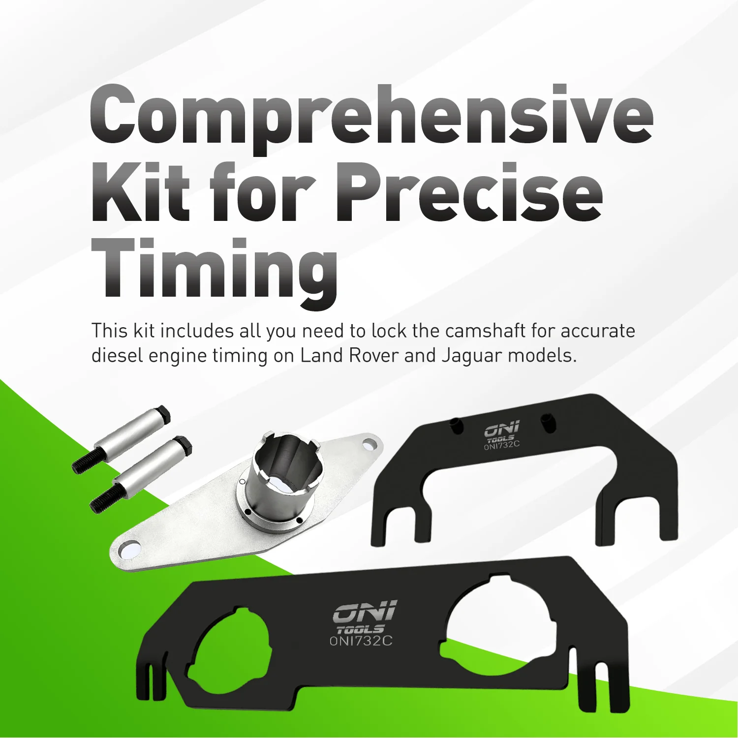 303-1630, 303-1635, 303-1636 Ingenium Engine Timing Tool Kit For 2.0L Jaguar XE XF E-Pace F-Pace F-Type; Land Rover Discovery Sport Evoque Velar (AJ200 I4) Alt - Image 4