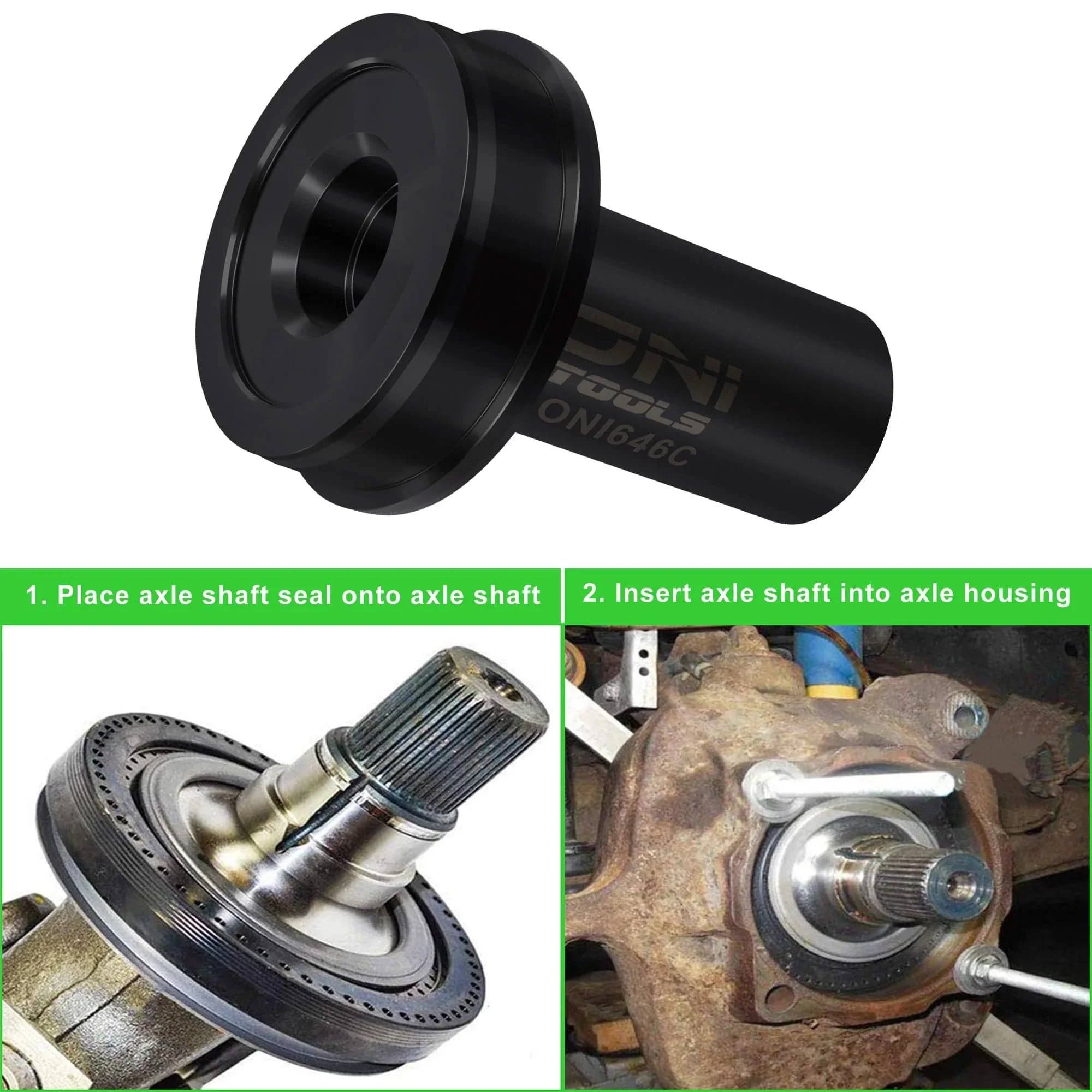 6697 Wheel Knuckle Vacuum Oil Seal Installer for Ford 2005-2019 F-250 F-350 Axle Shaft Seal 205-830 Alternative Installer Tool - Image 3