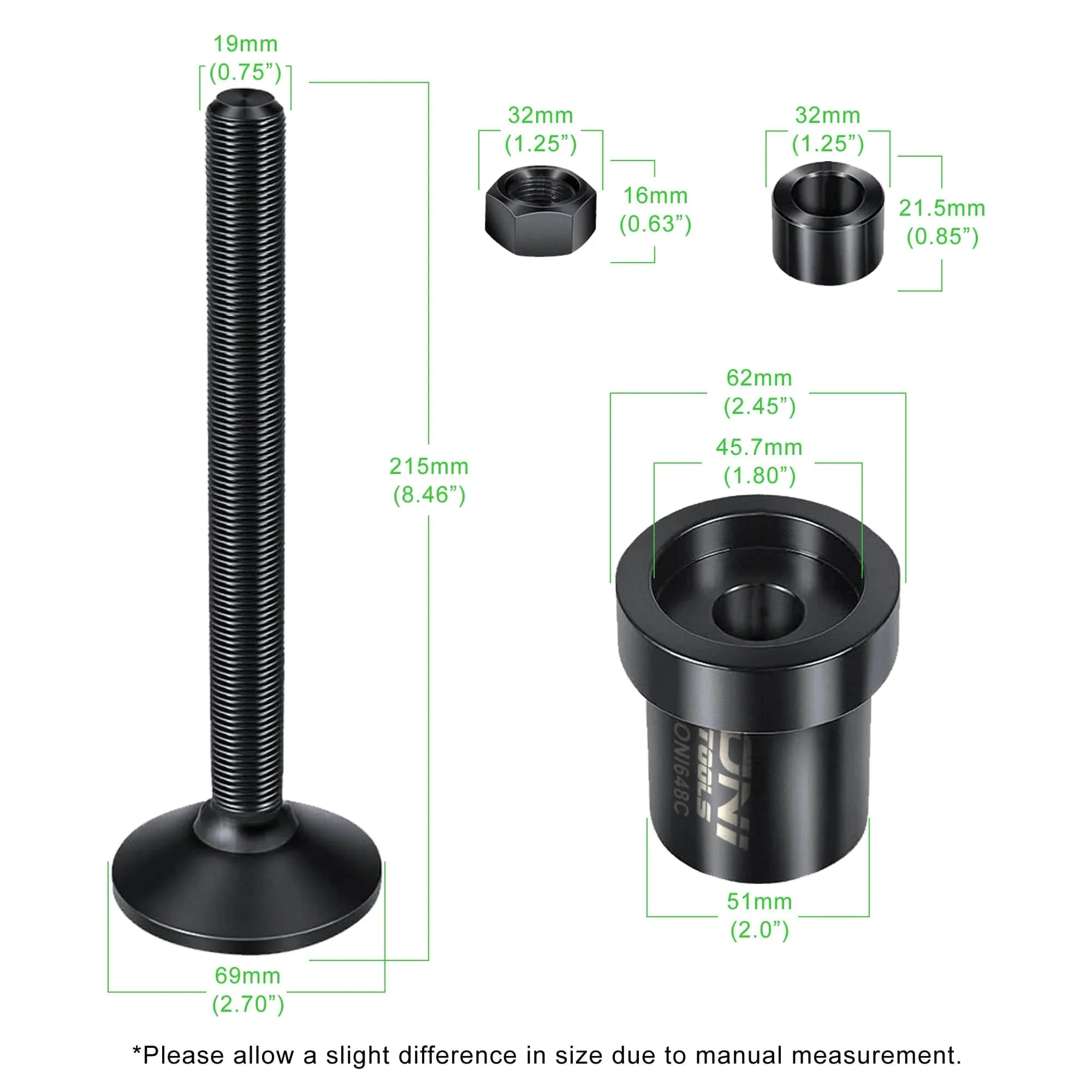 Universal Inner Axle Side Seal Installer for Dana 30, 44, 60 Front Differentials - Compatible with Jeep, Dodge, Ford, Chevy, Volvo, GMC, Isuzu, Jaguar, Mercury - Image 8