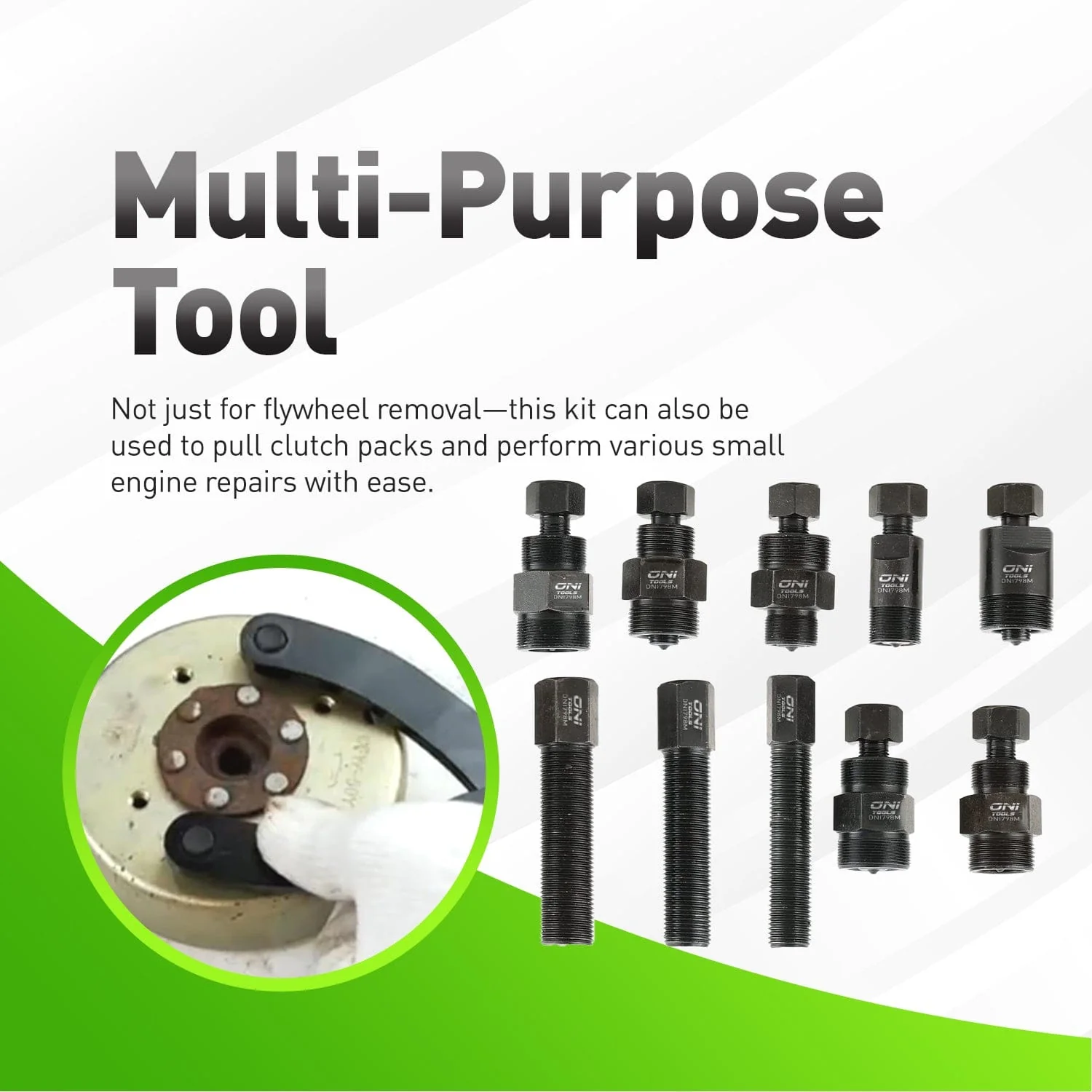 10-Piece Motorcycle & ATV Flywheel Puller Set Small Engine Flywheel & Magneto Removal Alt - Image 4