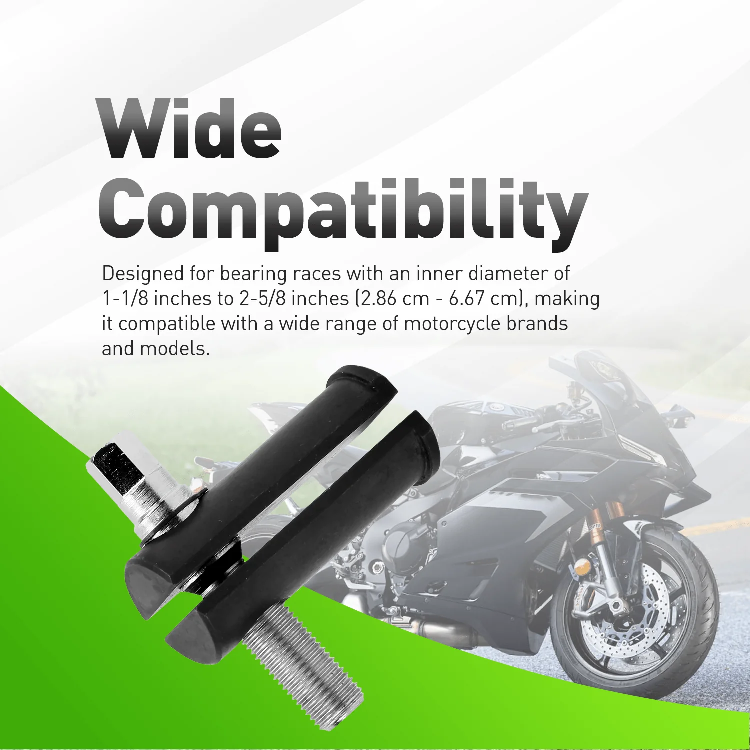 OTC 4796 Steering Neck Bearing Race Remover For Harley Motorcycle Steering Head Races (1-1/8–2-5/8 in I.D.) Alt - Image 3