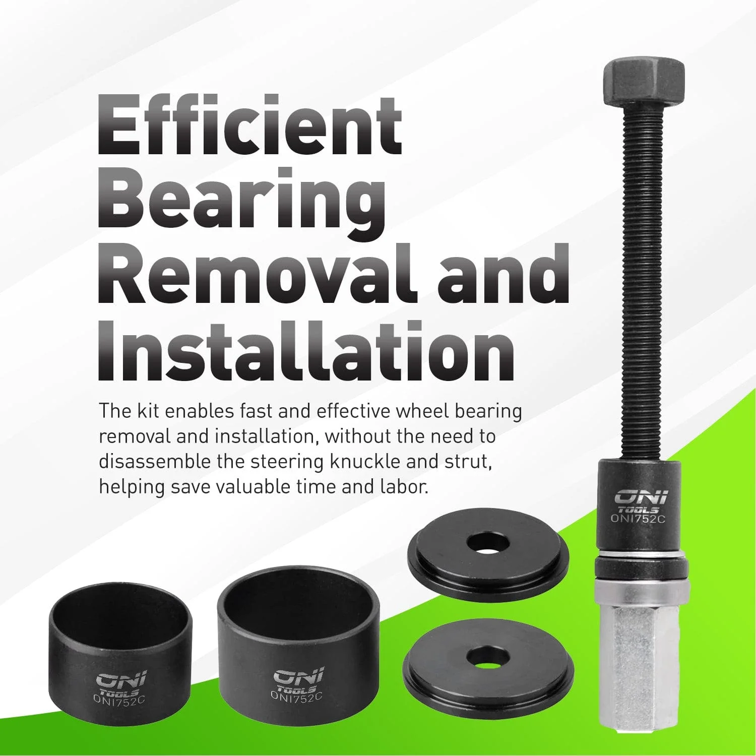 Front Wheel Drive Wheel Bearing Removal & Installation Master Set, 19pc For FWD Hub Bearings On Cars Light Trucks & Vans - Image 6