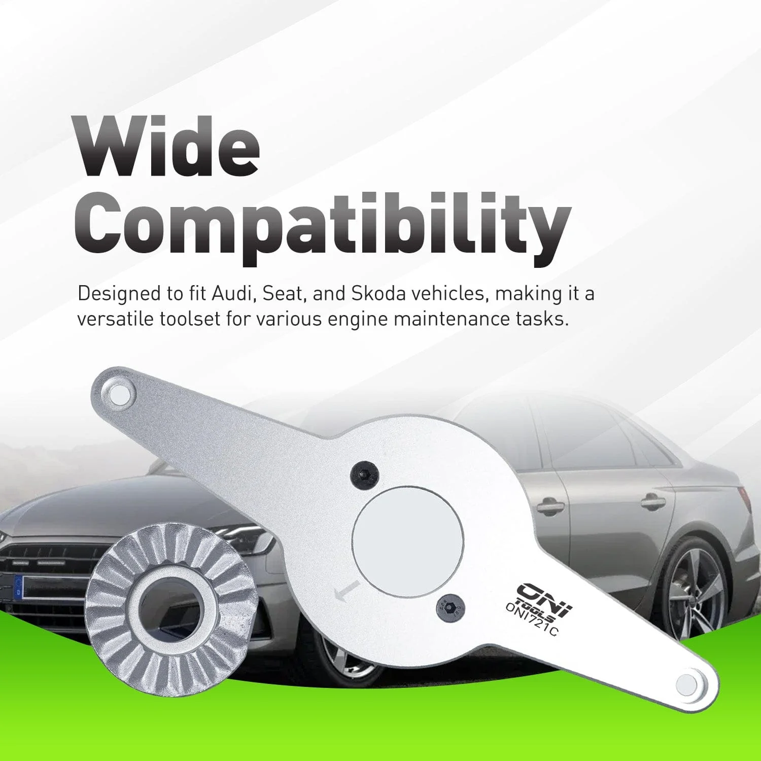 T10531 Vibration Damper Holding Tool For EA888 1.8L & 2.0L Crankshaft Pulley Removal & Timing Chain Service Alt - Image 3