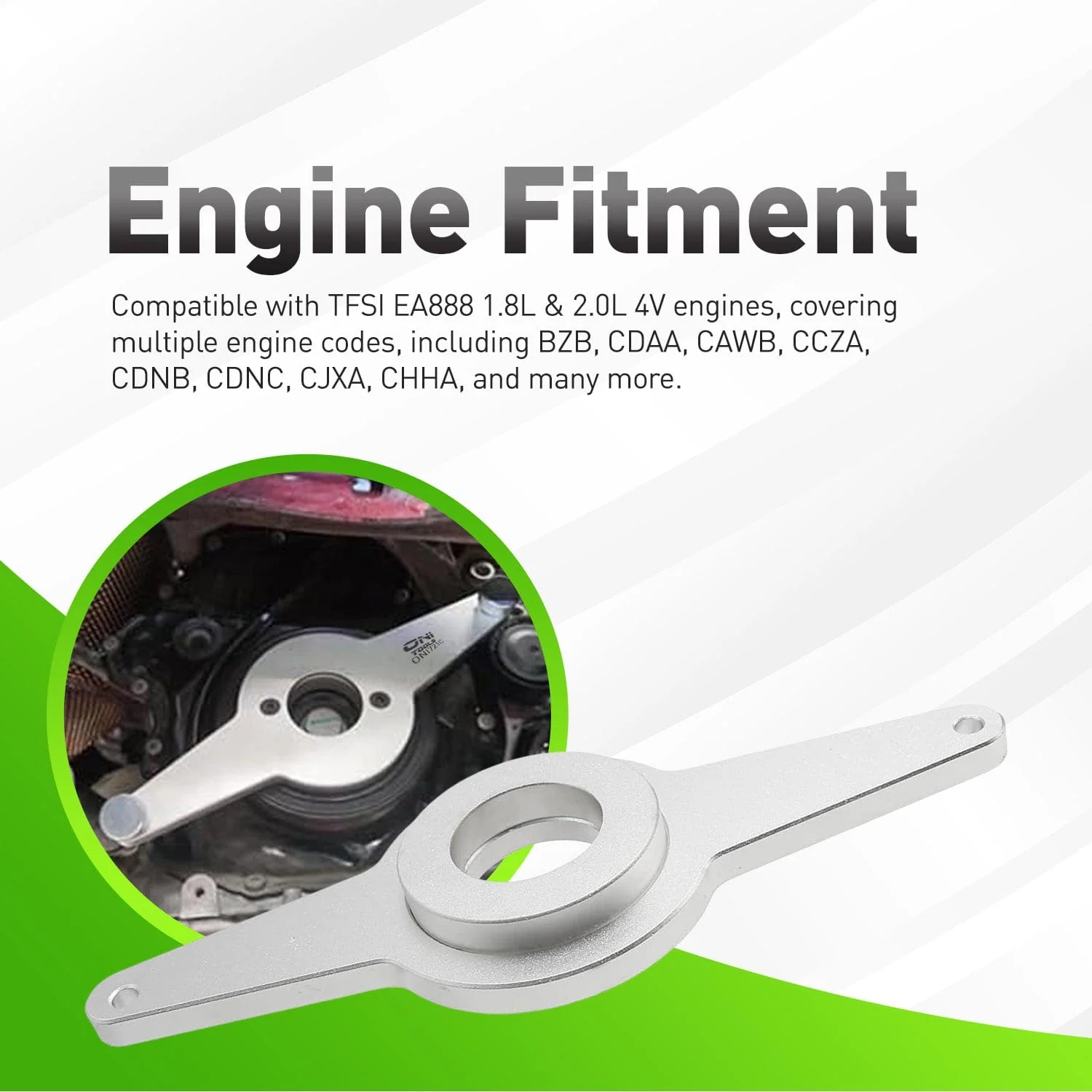 T10531 Vibration Damper Holding Tool For EA888 1.8L & 2.0L Crankshaft Pulley Removal & Timing Chain Service Alt - Image 6