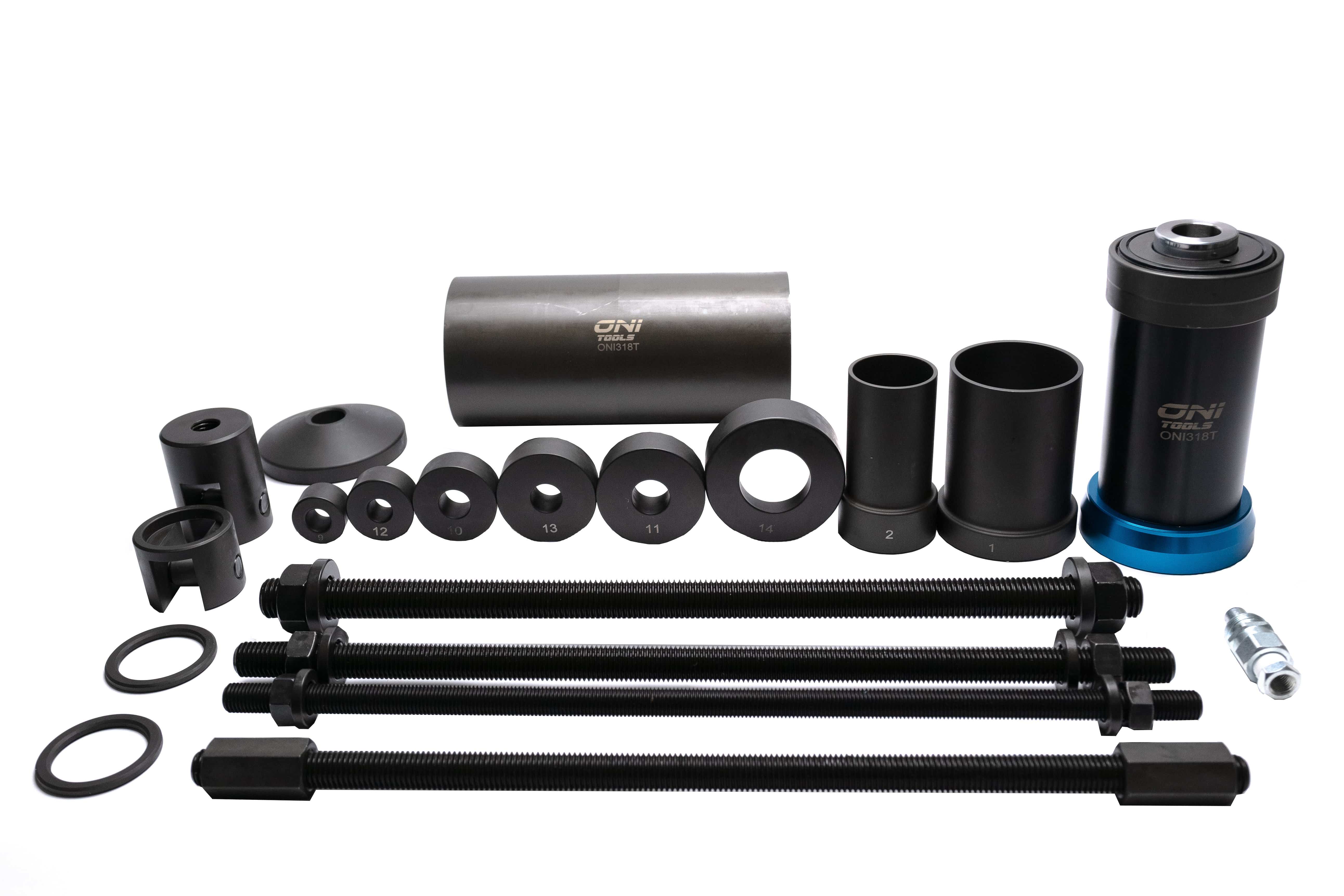 Universal Leaf Spring Pin & Suspension Bushing Remover & Installer Kit w/ Hydraulic Foot Pump - Image 4