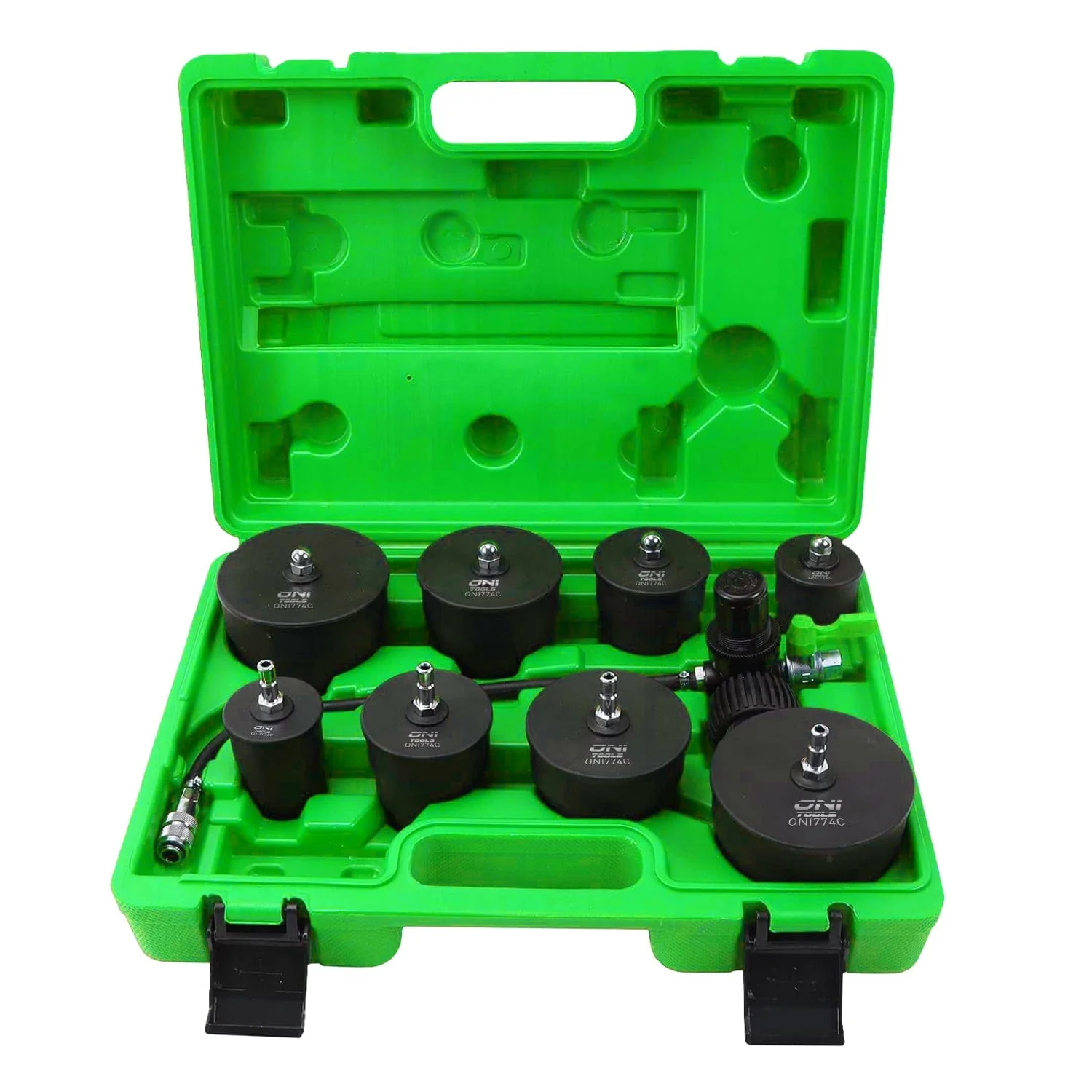 Universal Turbo Boost Leak Tester Kit, 9-Piece (35–90 mm) For Turbocharged Cars & Light Trucks Alt - Image 2