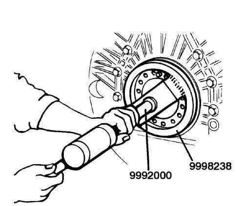Volvo D12 D13 D16 Rear Crankshaft Seal Drift Tool 9998238 & 9992000 - Image 5